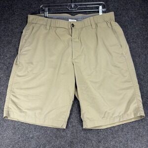 Under Armour Mens 38 Beige Golf Shorts Lightweight Athletic Casual